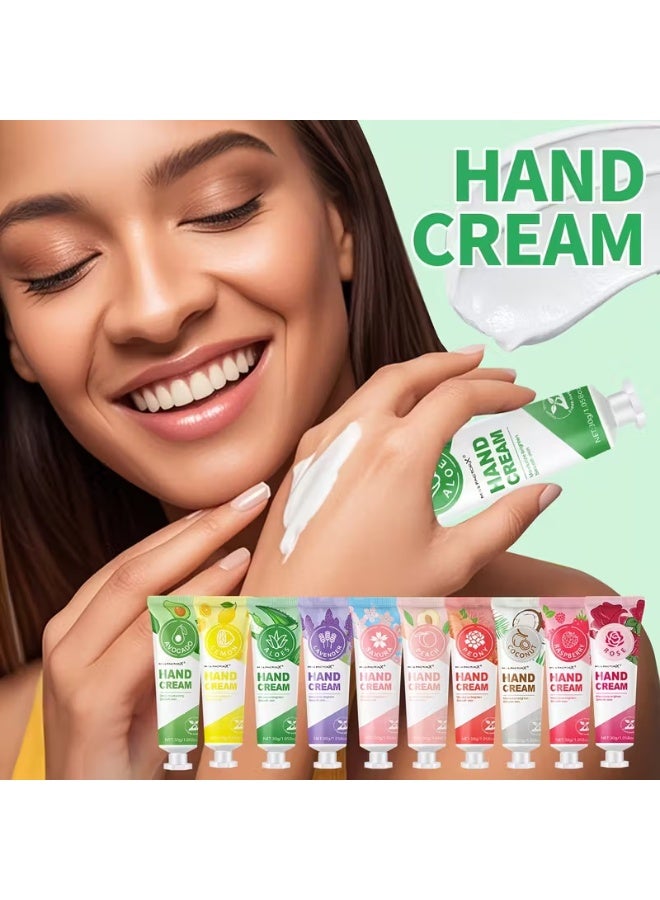 MISS FACTOR X 50pcs Hand Cream Gift Set – 10 Fragrances Mini Moisturizing Hand Lotion, Portable Bulk Pack for Party, Ramadan & Events - Image 3